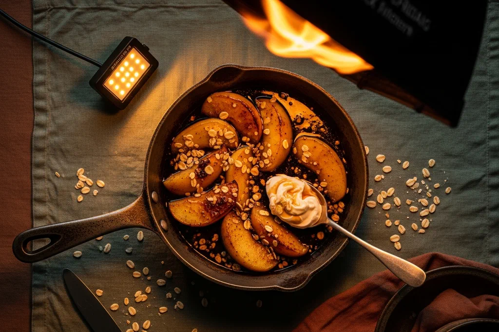 Campfire Spiced Apples