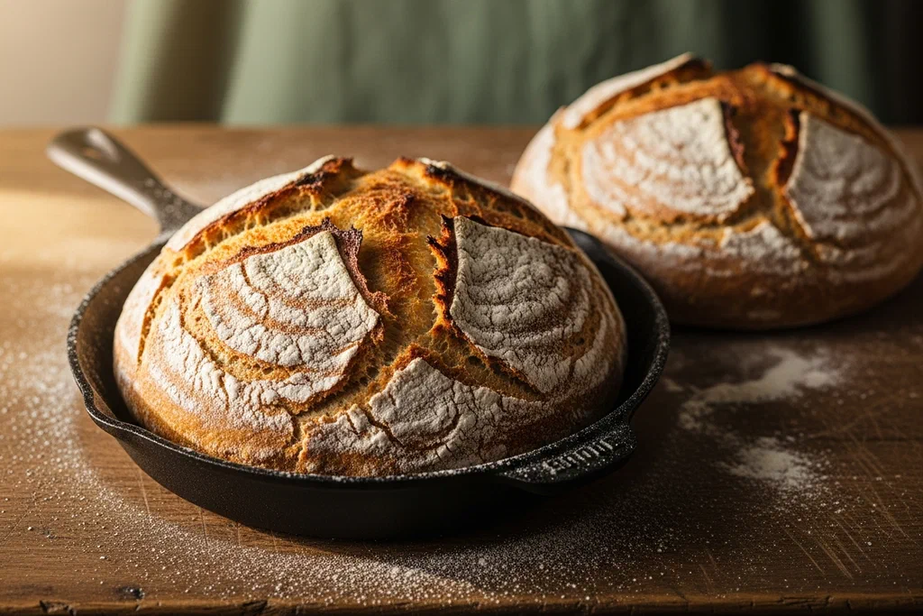 No-Knead Skillet Bread